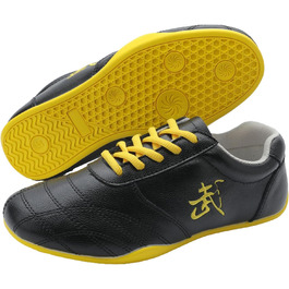 Кросівки для бойових мистецтв JiuQing: Тай-Чи, Кунг-Фу, Taekwondo, для чоловіків, жінок, дітей. Легкі кросівки для тренувань, розмір 44 EU, чорні