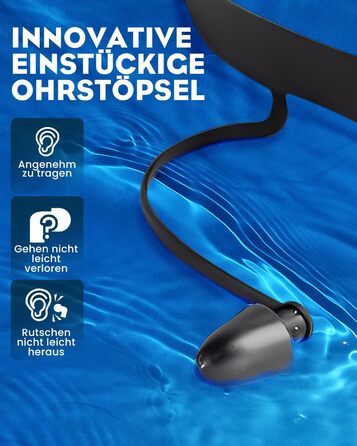 Окуляри для плавання Victoper (2 шт.) з носовою перегородкою, антизахист від протікання/туману/УФ-променів, панорамний огляд 180°, регульоване обличчя, для дорослих та підлітків, чорний