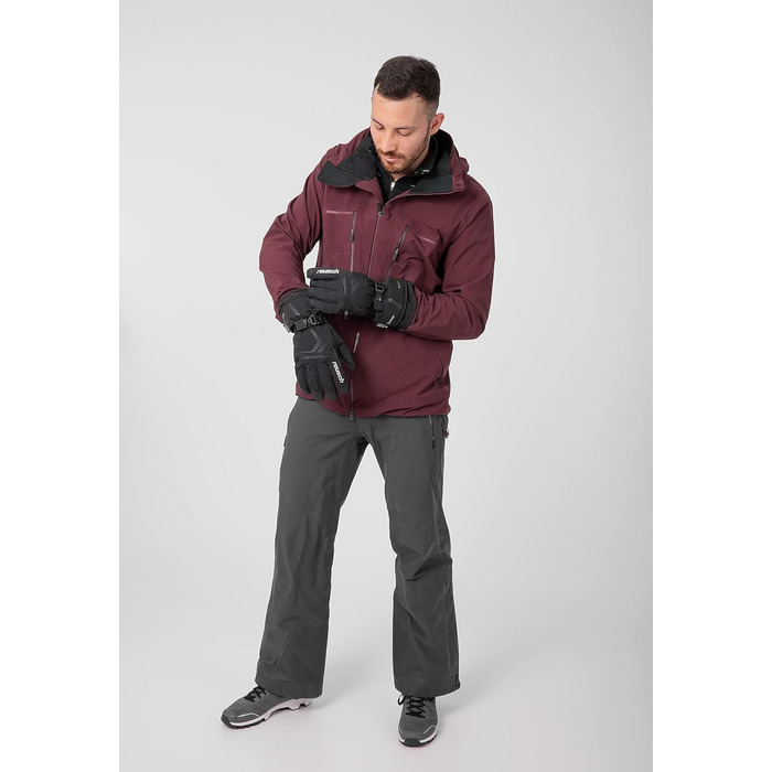Лижні рукавички Reusch Down Spirit Gore-Tex з пухом, водонепроникні, дихаючі, чорні/сріблясті, розмір 9