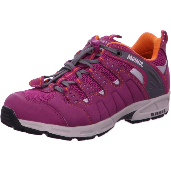 Дитячі трекінгові півчеревики Meindl Snap Junior - унісекс, 33 EU, фіолетовий, фуксія, помаранчевий