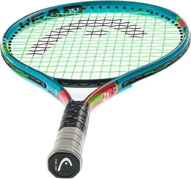 Дитяча тенісна ракетка Head Novak 23, синя, для дітей 6-8 років, розмір ручки 05