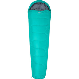 Спальний мішок Mountain Warehouse Basecamp 250 - для дорослих та дітей, блакитно-зелений