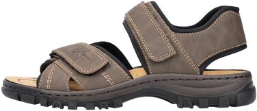 Чоловічі сандалії Rieker коричневого кольору, розмір 40 EU