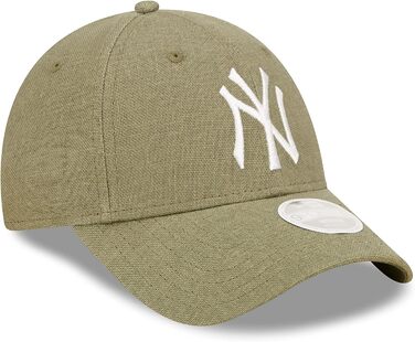 Кепка New Era New York Yankees 9Forty Adjustable Linen Stone White для жінок
