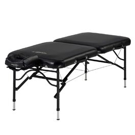 Масажний стіл Master Massage StratoMaster 76 см, чорний, 11,3 кг, NanoSkin-оббивка, з аксесуарами