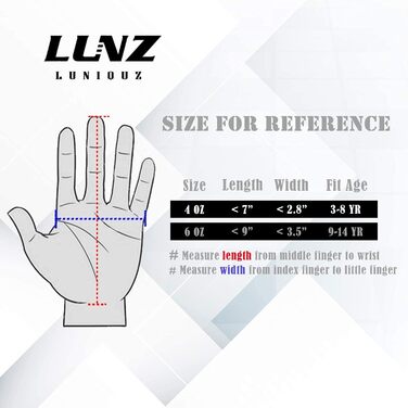 Дитячі боксерські рукавички Kinder Boxhandschuhe 6OZ/8OZ для MMA, Муай Тай, Кікбоксингу та тренувань з манекеном (3-16 років)