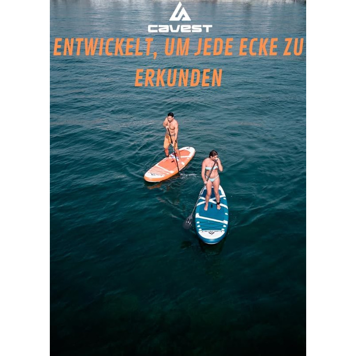 Надувне SUP-борд Stand Up Paddle Board для дорослих та дітей, блакитний, висока стабільність