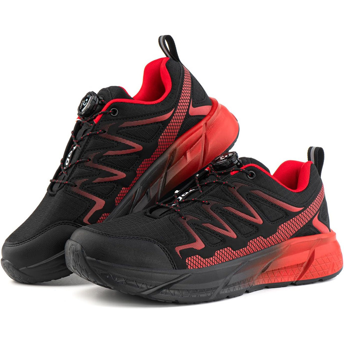 Кросівки для чоловіків та жінок. Спортивні кросівки для бігу, трейлраннінгу та трекінгу. Чорний колір, розміри EU 37-47. Модель J1 Rot, розмір EU 41