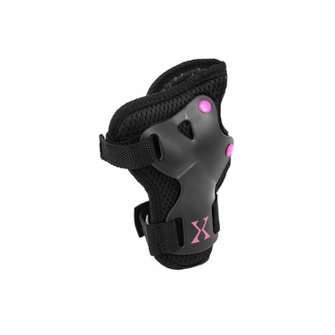 Дитячий велосипедний шолом з регулюванням + комплект захисту для скейту, розмір M