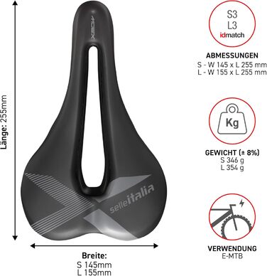 Сідло Selle Italia X-Bow Superflow Black - чорне, універсальний розмір