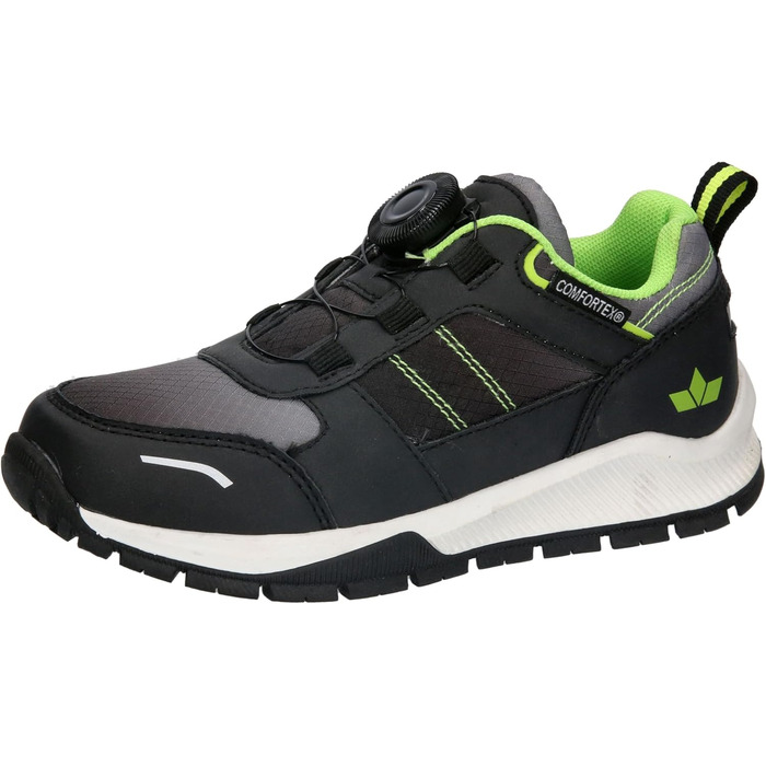 Дитячі трекінгові черевики Lico Akima для хлопчиків та дівчаток, 29 EU, чорно-сірий, лимонний акцент