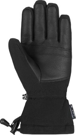 Дитячі гірськолижні рукавички Reusch Softshell, водонепроникні та вітрозахисні, чорно-білі, розмір 6