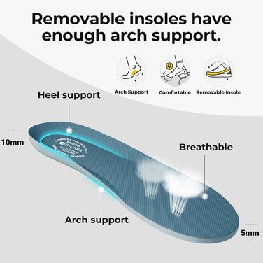 Чоловічі кросівки для бігу FitVille з широкою колодкою, спортивні, легкі, дихаючі, для фітнесу, тенісу, джогінгу та ходьби, розмір 45 EU, блакитні