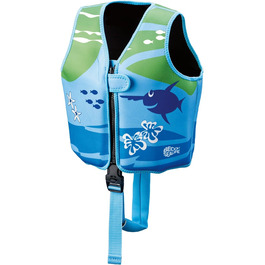 Дитячий жилет для плавання BECO-Sealife, 1-6 років, 15-30 кг, блакитний/зелений