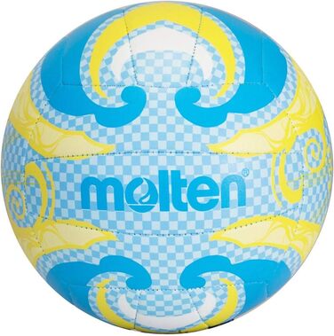 Волейбольний м'яч Molten 5, синьо-жовтий, для ігор