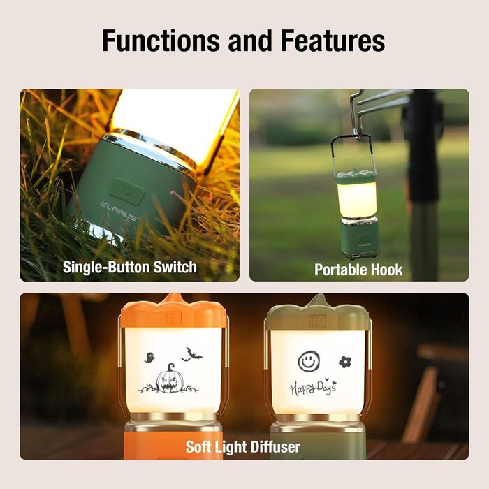 KLARUS CL8 Mini Camping-ліхтар 