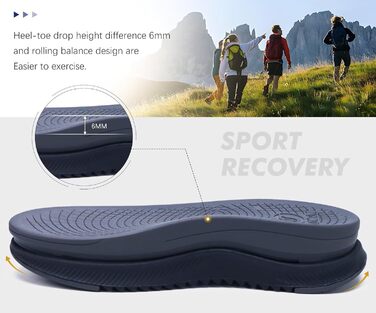 Чоловічі сандалії ONCAI Wandersandalen: сітка, літо, пляж, водний спорт, трекінг, регульовані ремінці (49 EU, блакитний)