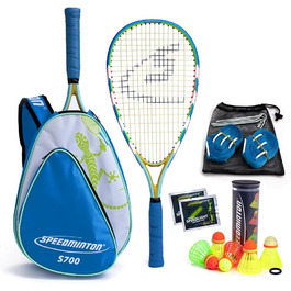 Набір для кросмінтону Speedminton S700 Original, 5 воланів, поле, сумка
