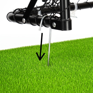 Набір із 2-х переносних складаних сталевих футбольних воріт Xboost, 61x46 см