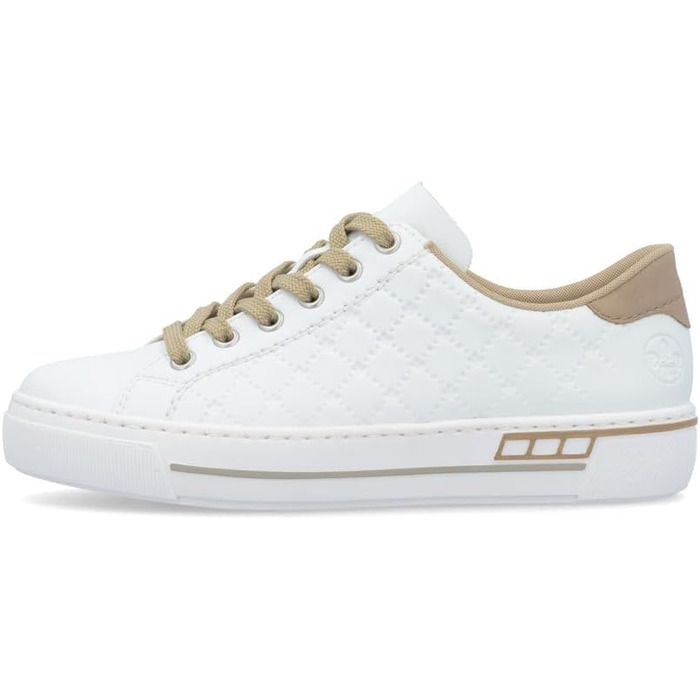 Кросівки жіночі Rieker L88W2 білі, низькі, 39 EU - зручне взуття для міста