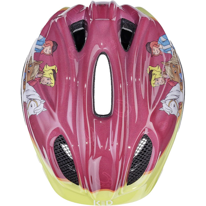 Дитячий велосипедний шолом KED Meggy II Originals XS 44-49 см, червоний bibi&tina