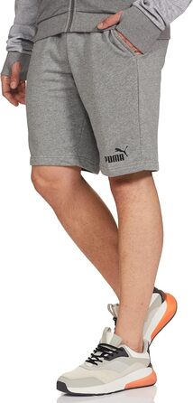 Чоловічі спортивні шорти PUMA Back, сірий меланж (Medium Gray Heather), розмір S
