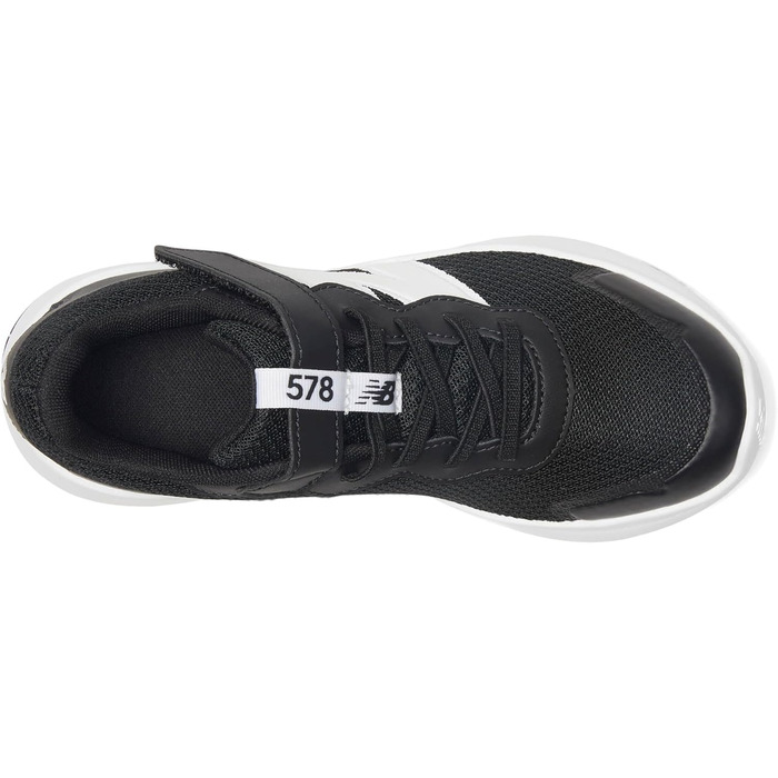 Дитячі кросівки New Balance Dynasoft 578 V1 з липучкою, чорно-білі, 32 EU