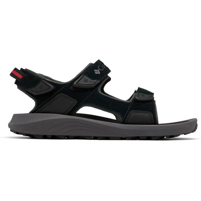 Columbia Trailstorm Hiker 3 Strap: Чоловічі трекінгові сандалі, чорно-сірі, 41 EU