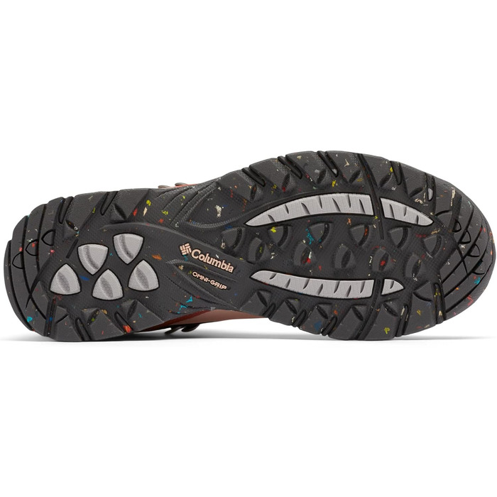 Жіночі трекінгові черевики Columbia Newton Ridge Plus Omni Heat (42 EU, Помаранчевий/Темний сірий)