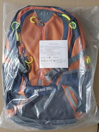 Рюкзак EGOGO 30 л водонепроникний для туризму та кемпінгу з дощовиком, для бігу і велоспорту S2310