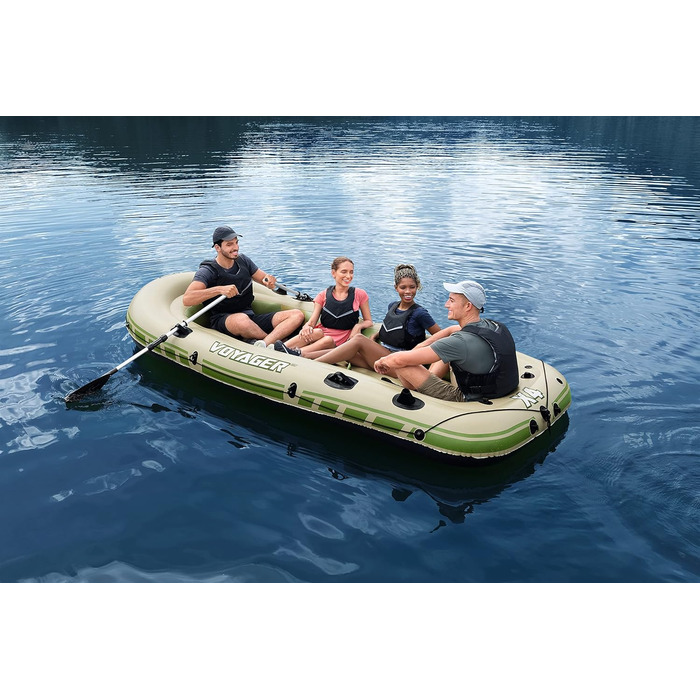 Надувний човен Bestway Hydro-Force Voyager X4 комплект 350×145×49 см