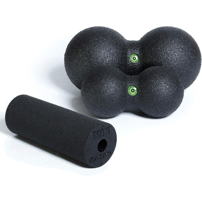 BLACKROLL DUOBALL набір для самомасажу фасцій, оригінал. Комплект: DUOBALL 08, DUOBALL 12, MINI ролик для фасцій