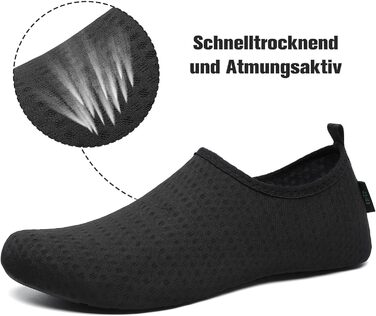 Чоботи для плавання Saguaro: чоловічі та жіночі, для води, пляжу, серфінгу, дайвінгу, неопренові, чорні, розмір EU 36-47