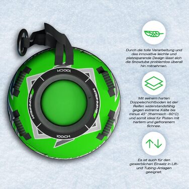 Сніготруба Skinhawk: преміум якість, міцна та безпечна для катання з гірки