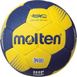 Гандбольний м'яч Molten HF3400-YN 2, розмір 2, для залу