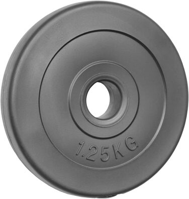 Диски для штанги POWER-XTREME 30/31 мм, пластик, пісок-бетон, 0,5–15 кг