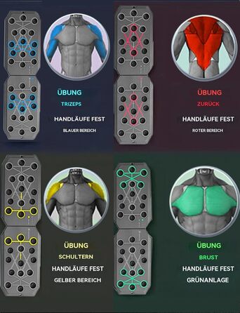 Багатофункціональний дошка для віджимань 24-в-1, складаний стенд для фітнесу з ручками, тренажер для пресу та силових вправ для чоловіків та жінок, для спалювання жиру