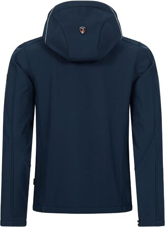 Чоловіча outdoor-куртка Softshell Höhenhorn Atus водонепроникна функціональна, колір Midnight-Black (S, темно-синій)