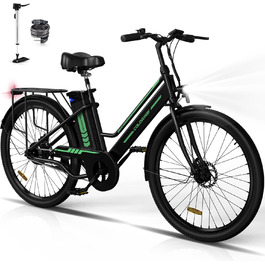 Електровелосипед COLORWAY BK8 26x2,35 дюйма, 250 Вт, знімний акумулятор 36В 12Аг, LED-дисплей, подвійний диск гальма, для підлітків і дорослих