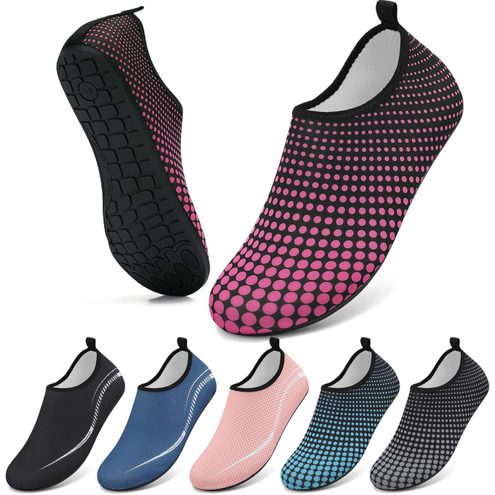 Водні черевики для жінок та чоловіків. Дихаючі, швидковисихаючі, унісекс. Розмір 38 EU, колір рожевий