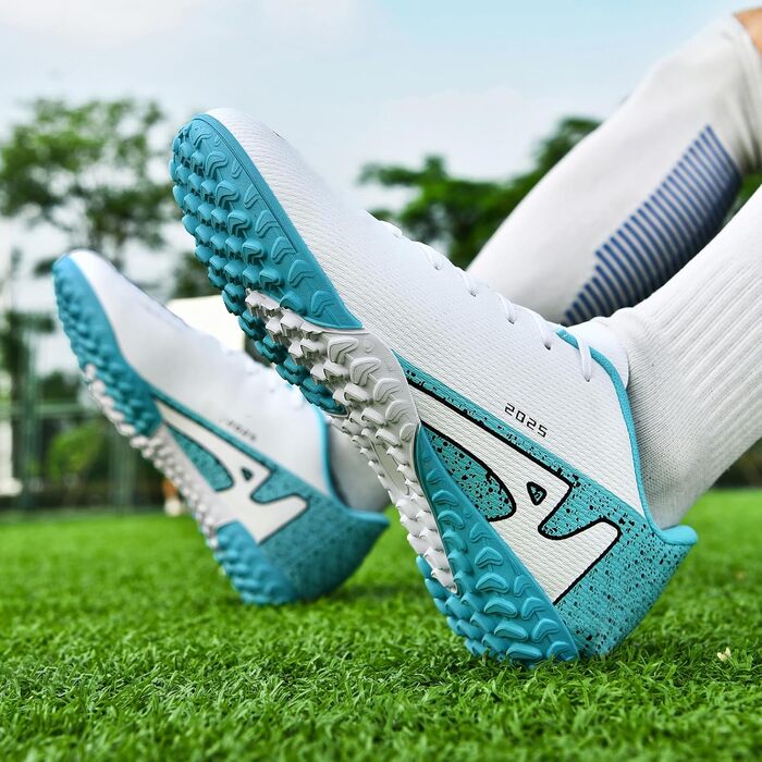 Футбольні бутси KUUK для штучного поля та залу, чоловічі, дитячі, для тренувань, AG, FG, TF, розмір 39 EU, білі