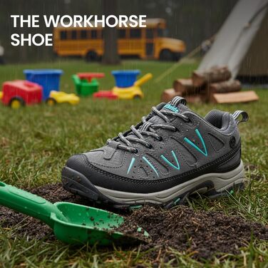 Дитячі трекінгові черевики Northside Cheyenne Jr для малюків (4-8 років) 32 EU сірий/аква