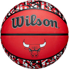 Баскетбольний м'яч WILSON NBA Team Tribute, розмір 7 (74,9 см), для змагань