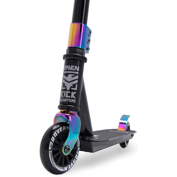 Скутер RAVEN для трюків та вулиці: 100мм колеса, підшипники ABEC-9, яскраві кольори