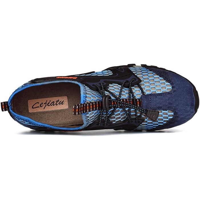 Чоловічі спортивні сандалії FLARUT для туризму та хайкінгу, літні, дихаючі, водонепроникні, блакитні (41 EU)