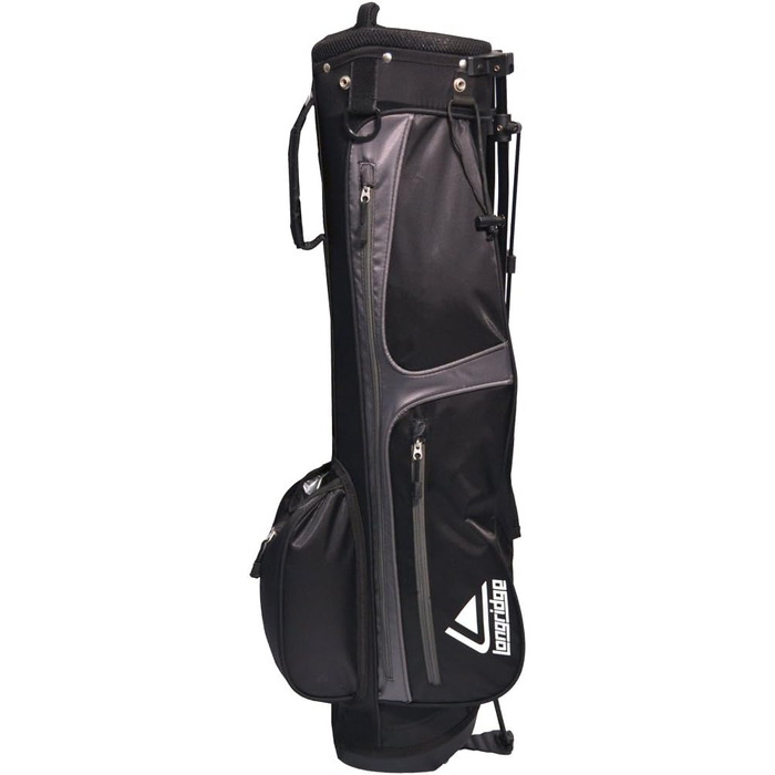 Чорний/сріблястий гольф-стенд Longridge на 6 голів, 6'