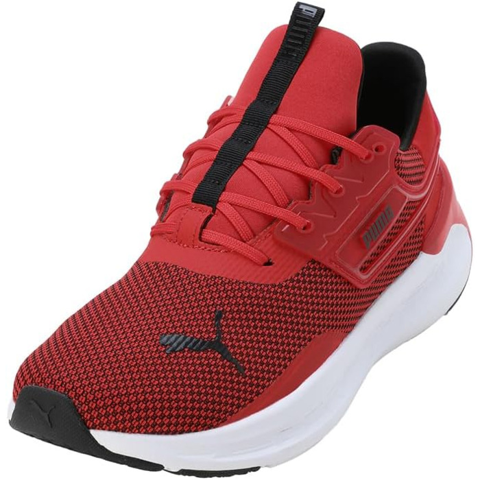 Чоловічі кросівки PUMA Enzo Mesh для фітнесу та активного відпочинку, 44 EU, червоно-чорно-білі