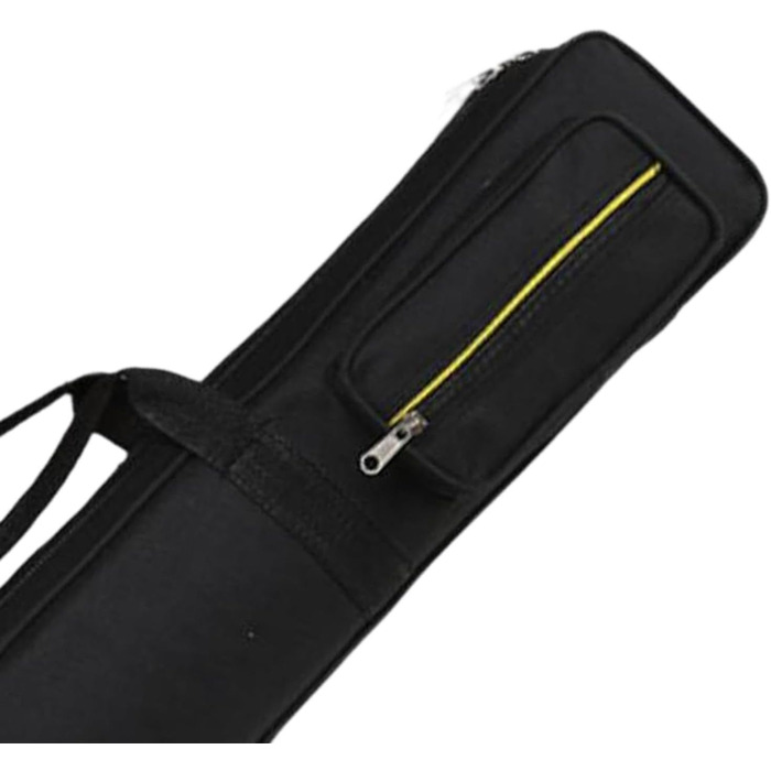 Чохол для кия Billard з 8 відділеннями, з ремінцем, ударостійкий, для кия з суглобом 1/2, чорний