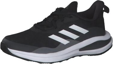Дитячі кросівки adidas Fortarun K для тренувань (30 EU, чорний/білий/сірий)
