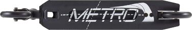 Трюковий самокат Longway Metro 79 см для парку, чорний матовий, з наліпкою Fantic26